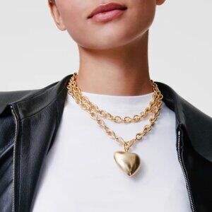 Roxanne Assoulin Gold Heart Necklace